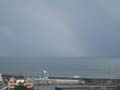 rainbow on the  sea
